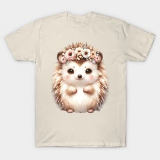 Funny Baby Porcupine Boho Babies A Watercolor Celebration T-Shirt